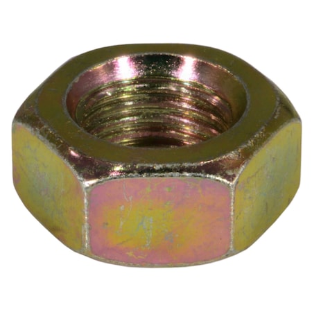 Midwest Fastener Hex Nut, M14-1.50, Steel, Class 8, Zinc Yellow, 25 PK 51408
